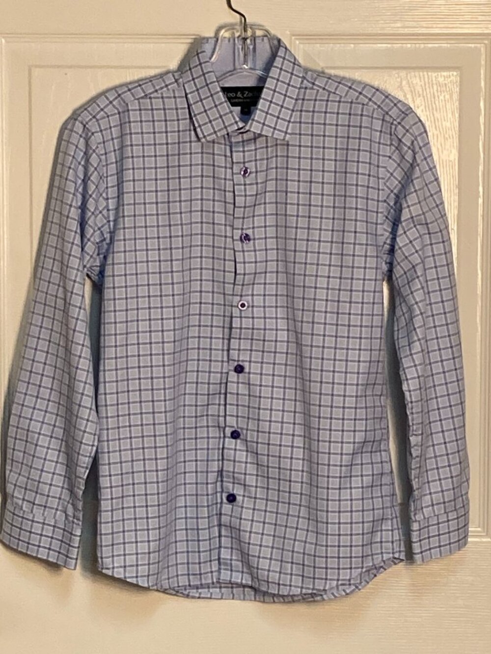 Leo & Zachary Men's dress Shirt blue size 14